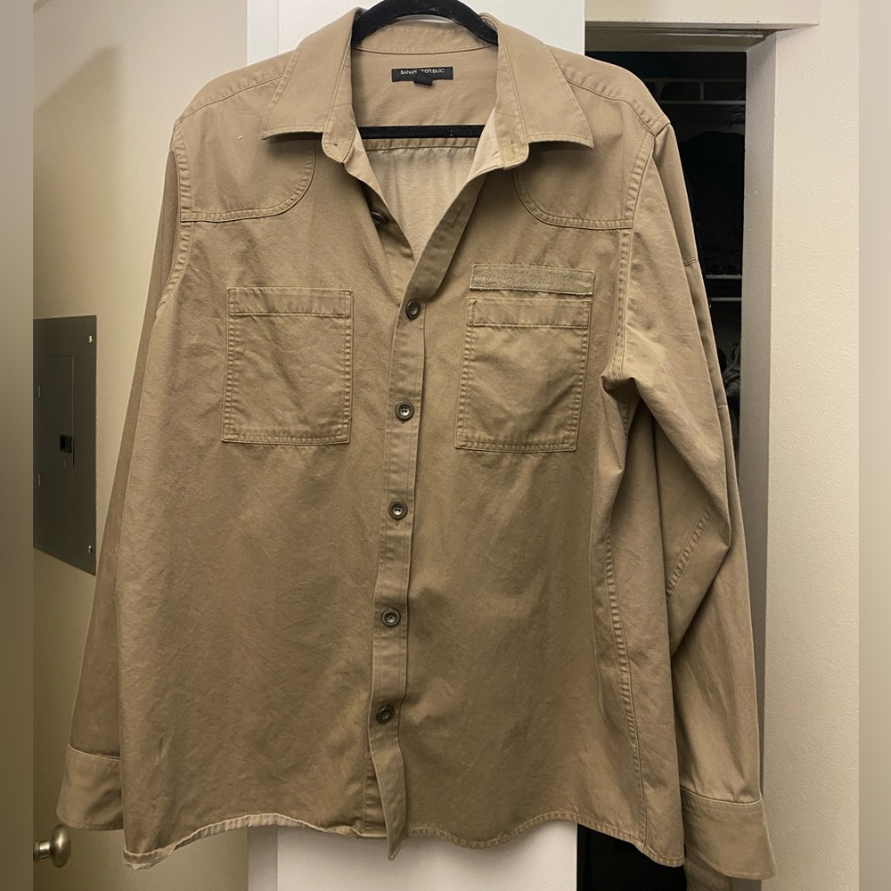 Banana Republic Utilitarian Style Button Up